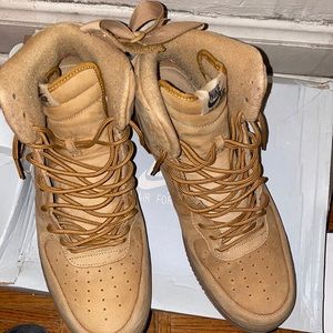 High Top Air Force 1 Wheat